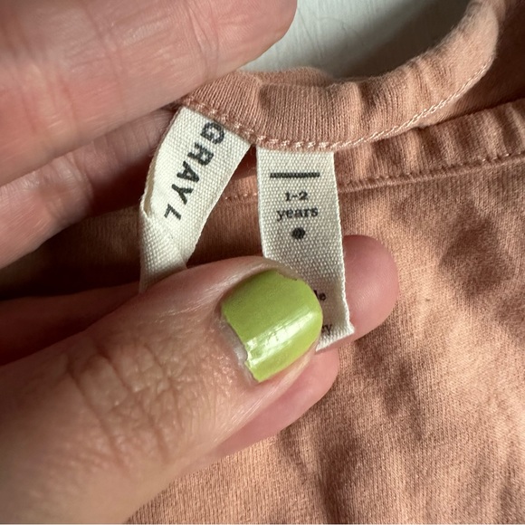 Gray Label Loose Fit Dress in Rustic Clay 1-2 Years - Picture 3 of 8